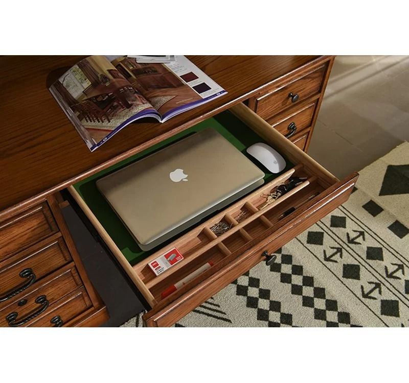 Chelsea Home Secretary Desk with Hutch thumbnail 8