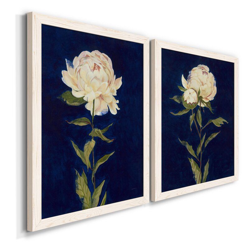 Pretty As A Peony 2 Piece Picture Painting Set With Frame 47"x31.5" thumbnail 2
