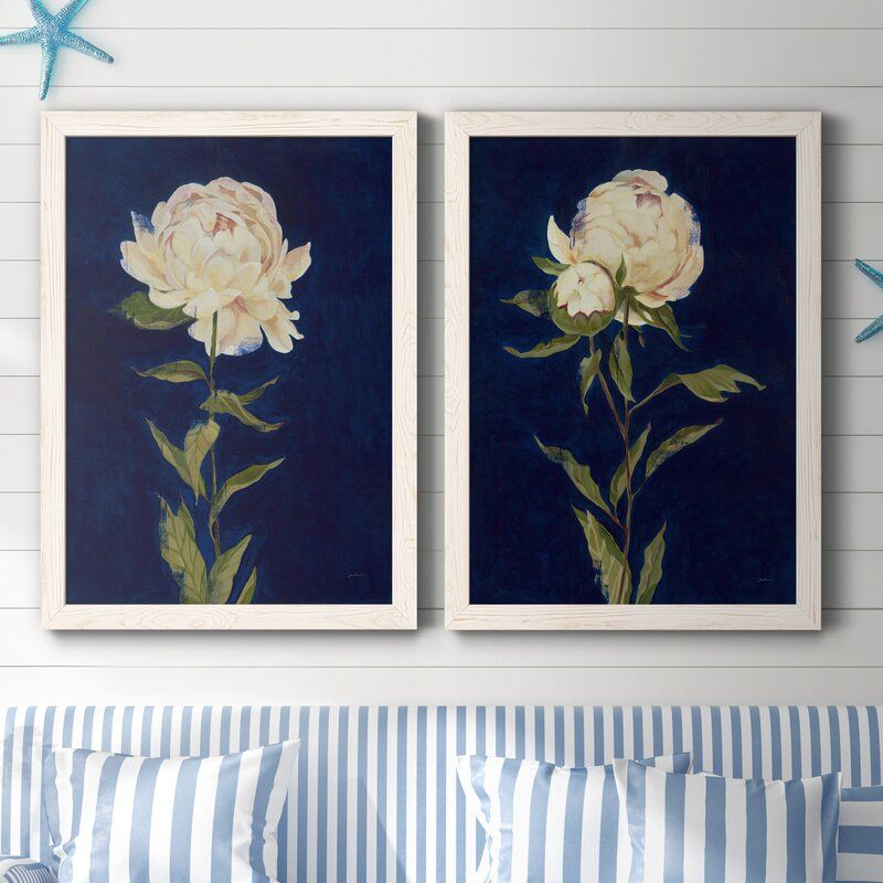 Pretty As A Peony 2 Piece Picture Painting Set With Frame 47"x31.5" thumbnail 3