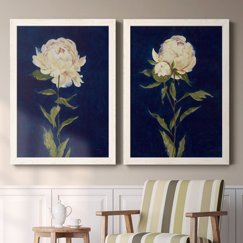 Pretty As A Peony 2 Piece Picture Painting Set With Frame 47"x31.5" thumbnail 4