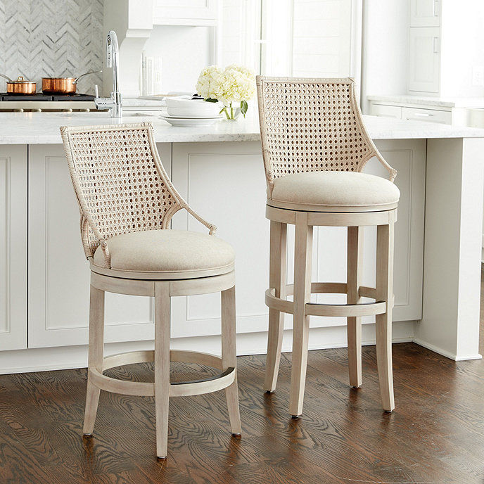 Makena Swivel Counter Stool  thumbnail 2