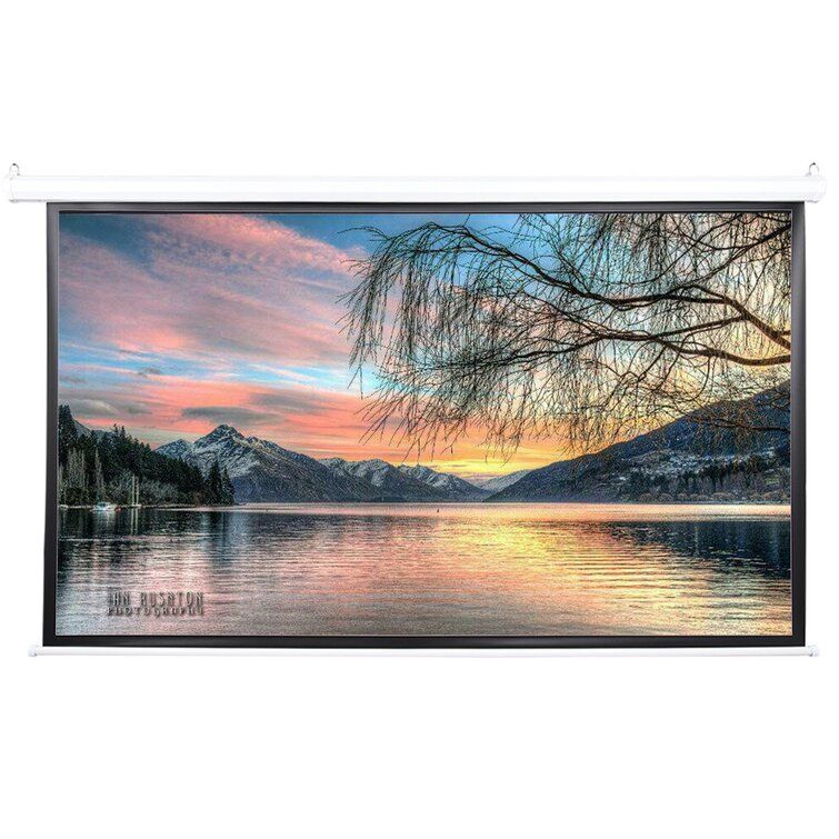 White Portable Folding Frame Projector Screen thumbnail 2