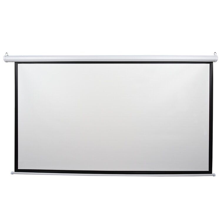 White Portable Folding Frame Projector Screen thumbnail 3