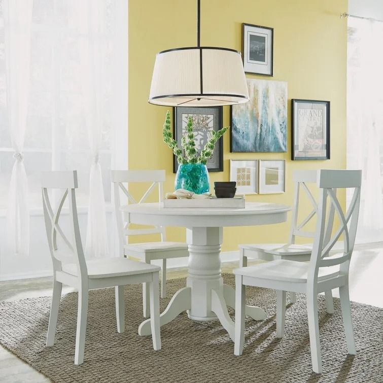 Standridge Solid Wood Pedestal Dining Table thumbnail 2
