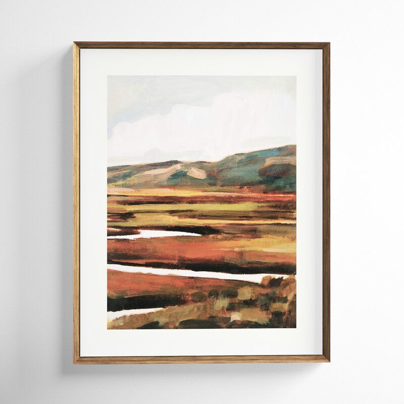 Mountain Field II by Victoria Borges With Frame-34.12''x43.12'' thumbnail 2