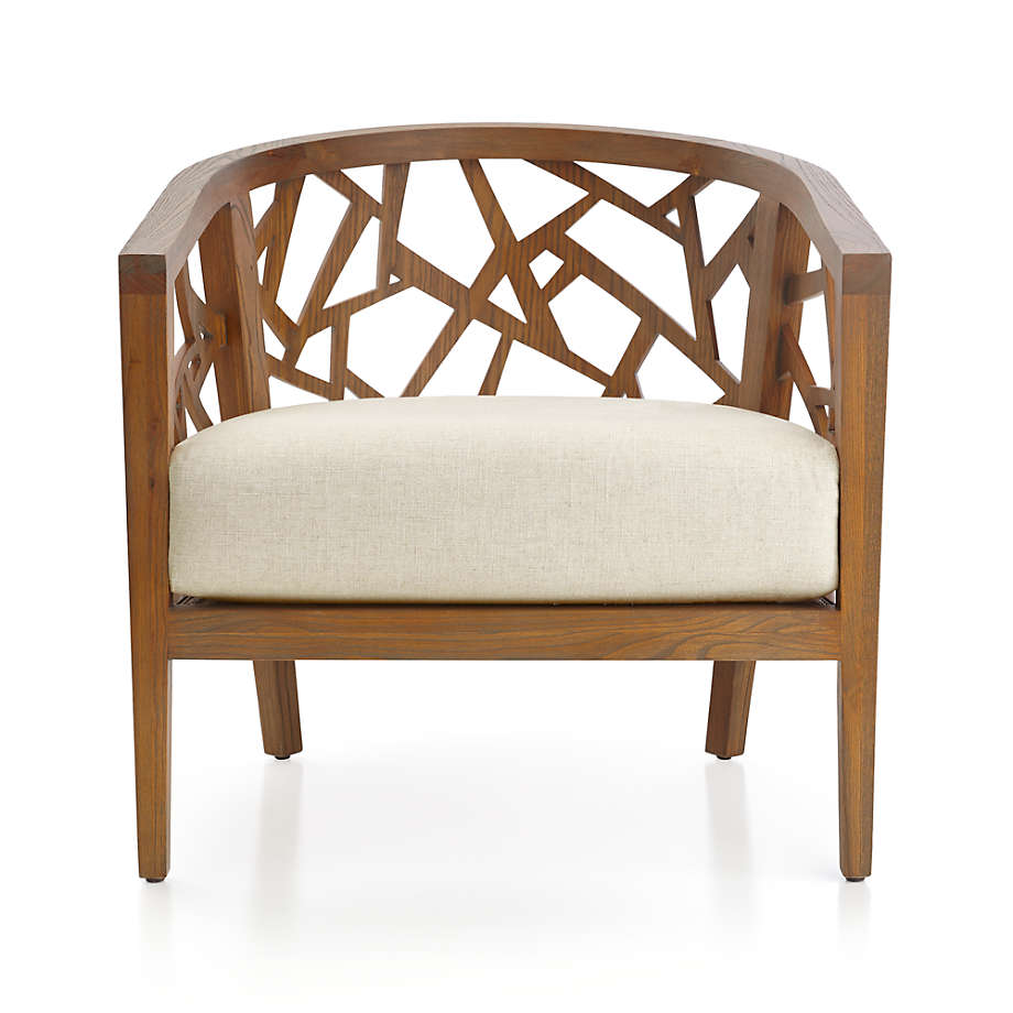Ankara Chair with Fabric Cushion thumbnail 5