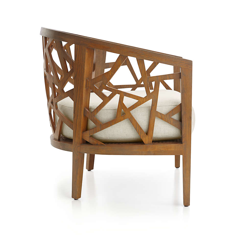 Ankara Chair with Fabric Cushion thumbnail 6
