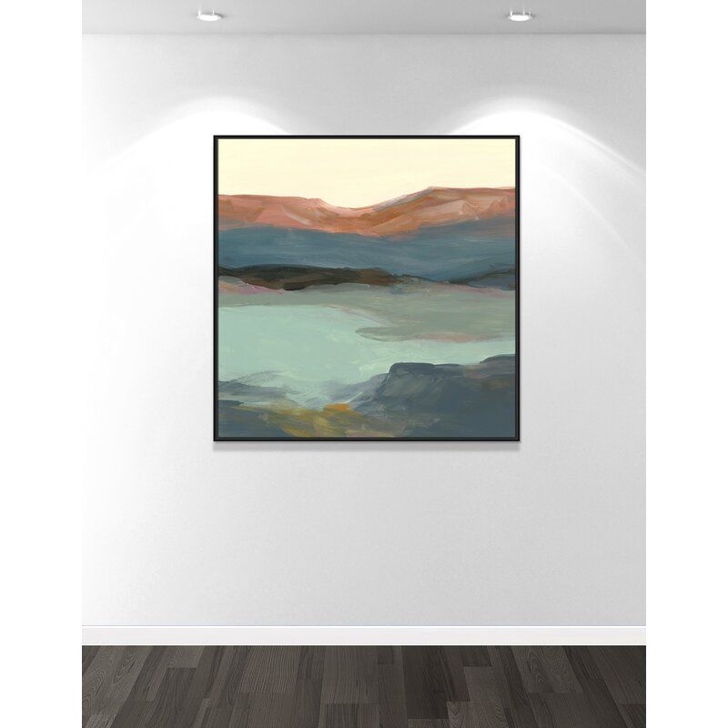 Rolling Bluffs by Carol Robinson Painting Print With Frame-46.5"x46.5" thumbnail 5