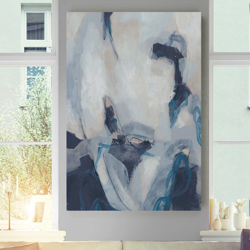 Blue Process Wrapped Canvas Print No Frame-40"x30" thumbnail 2