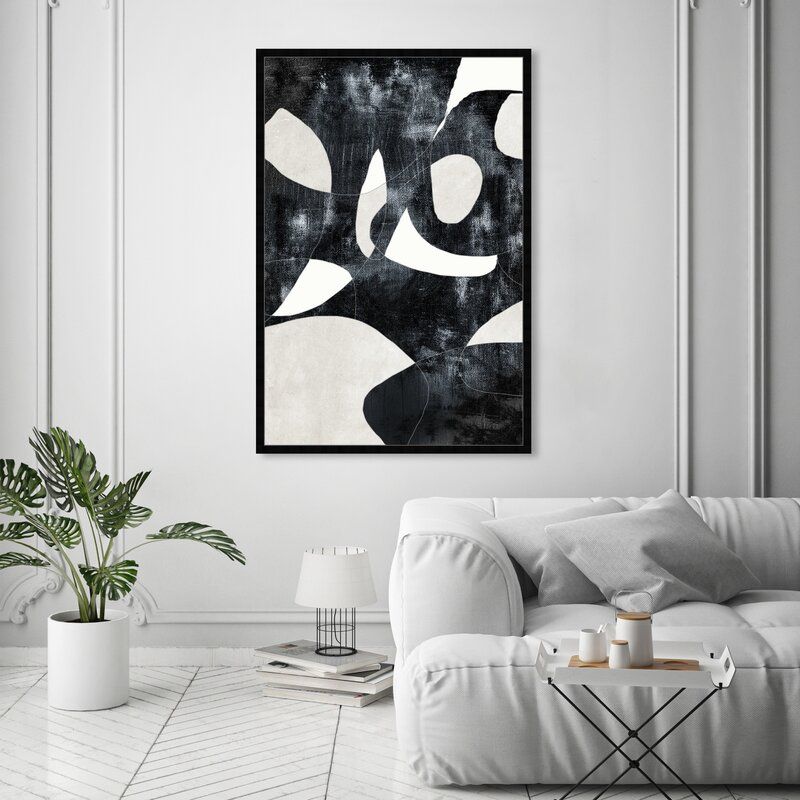 Abstract All Of Me Geometric Wall Art Print With Frame-38''x56'' thumbnail 3