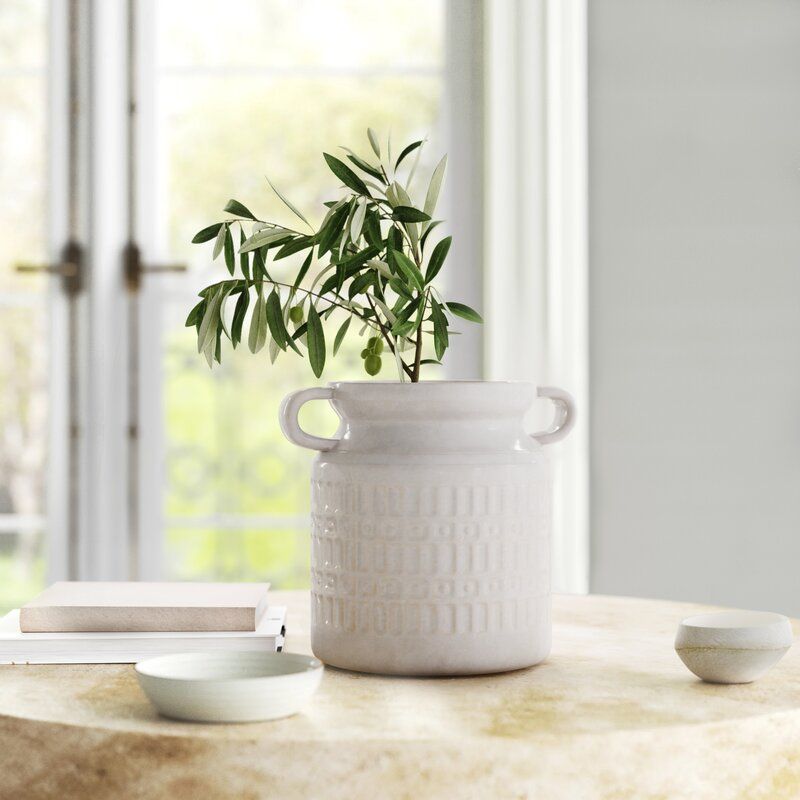 Deidre White Ceramic Jar thumbnail 3