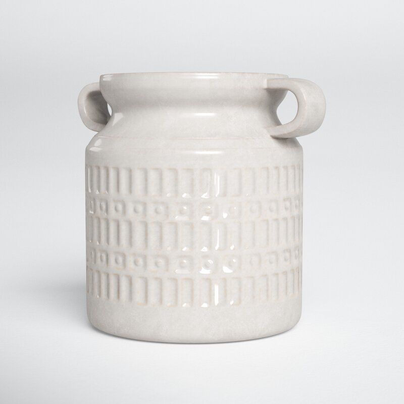 Deidre White Ceramic Jar thumbnail 4