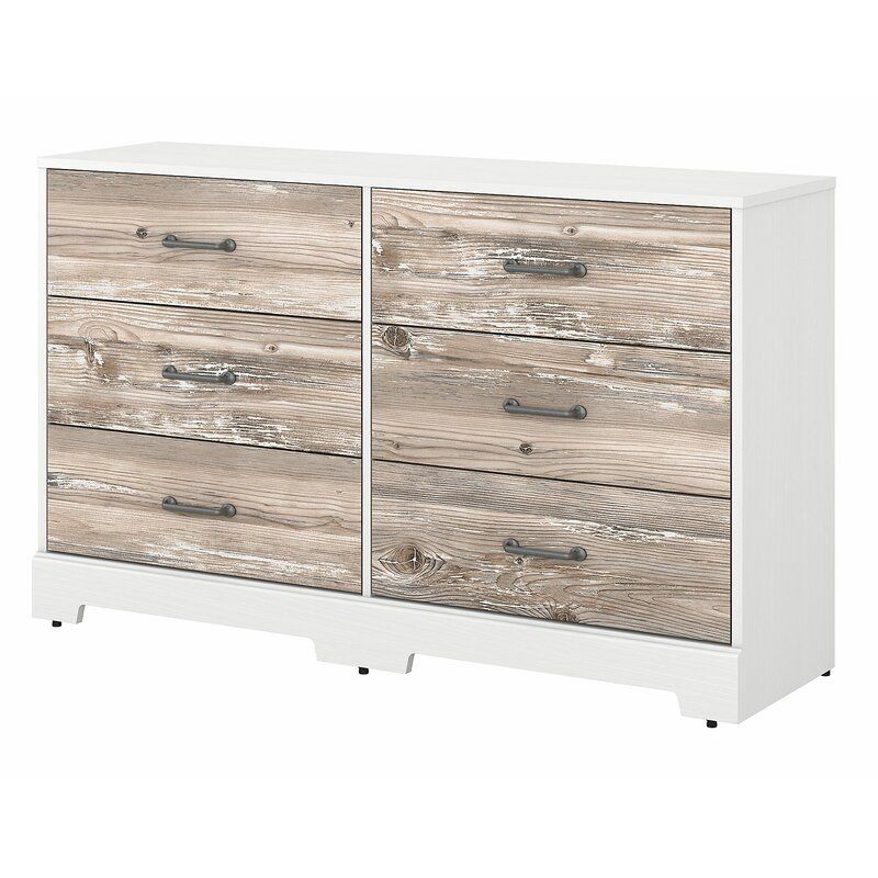 River Brook Bedroom 6 Drawer Double Dresser thumbnail 4