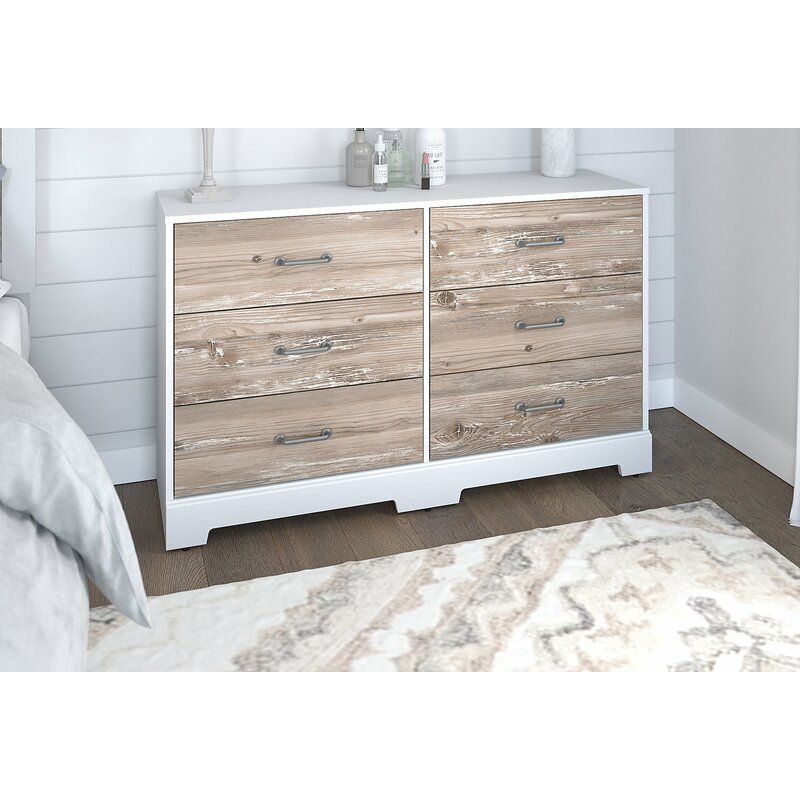 River Brook Bedroom 6 Drawer Double Dresser thumbnail 5