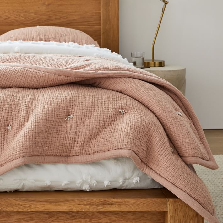 Dreamy Gauze Cotton Quilt & Shams - Queen thumbnail 2