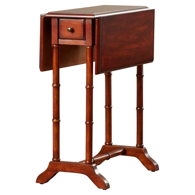 Yelverton 26 Tall Trestle End Table With Storage thumbnail 2