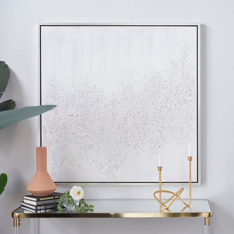 Floater Frame Painting on Canvas-40"x40" thumbnail 3