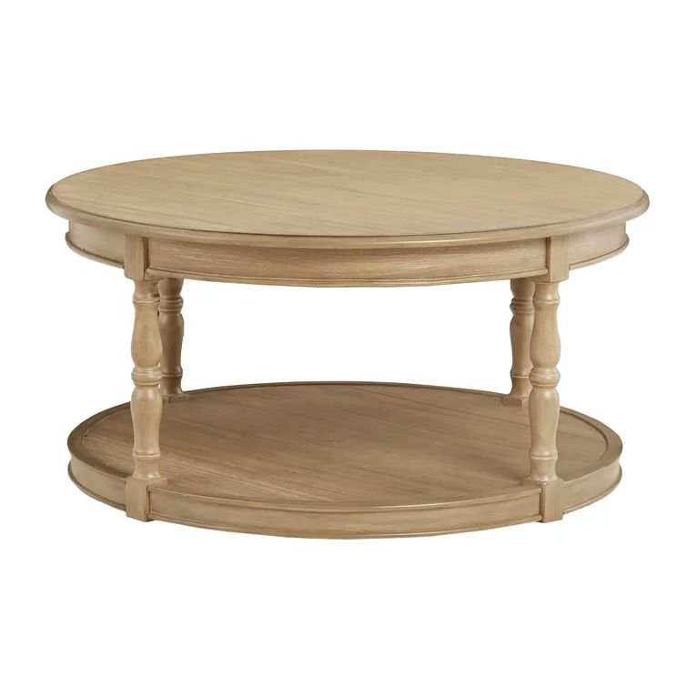 Belden Floor Shelf Coffee Table with Storage thumbnail 3