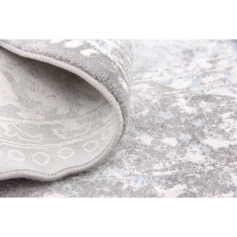 Coeur Gray Light Blue Ivory Area Rug-9'x12' thumbnail 5