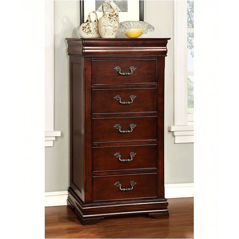 Matisse 5 Drawer Lingerie Chest With Mirror thumbnail 3