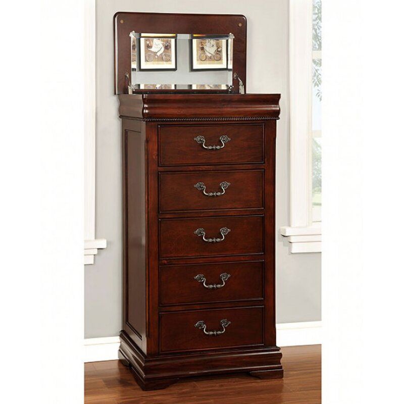 Matisse 5 Drawer Lingerie Chest With Mirror thumbnail 4
