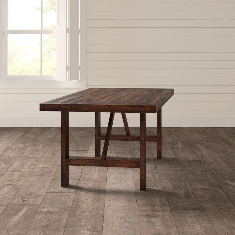 Demetrius Acacia Solid Wood Dining Table thumbnail 4