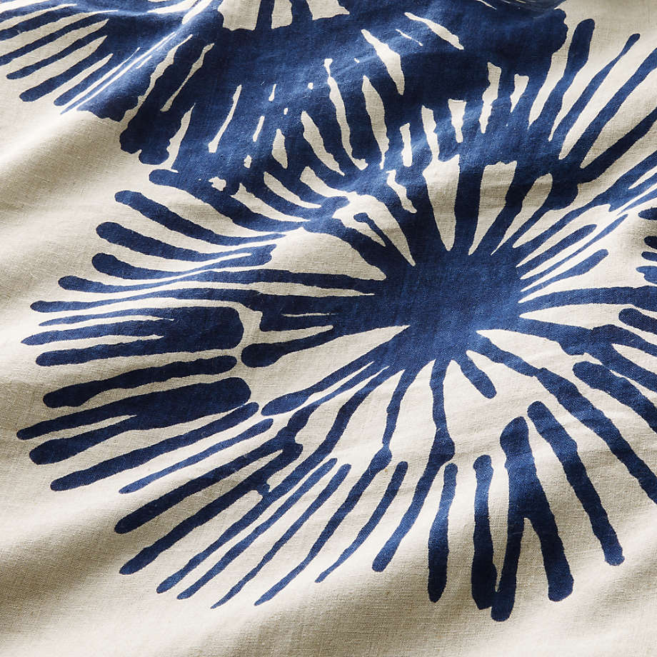 Haana King Blue Floral Sham With Insert 20"x10" thumbnail 5