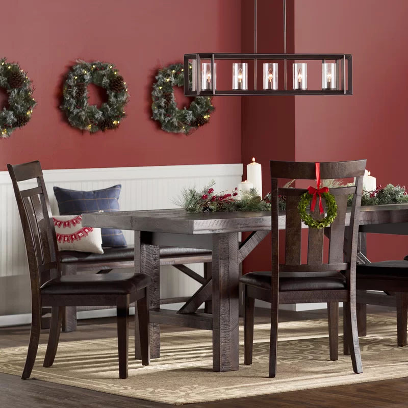 Demetrius Slat Back Side Chair Set of 2 thumbnail 2
