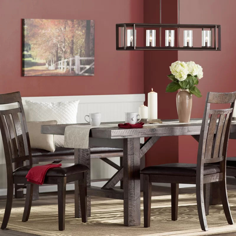 Demetrius Slat Back Side Chair Set of 2 thumbnail 3
