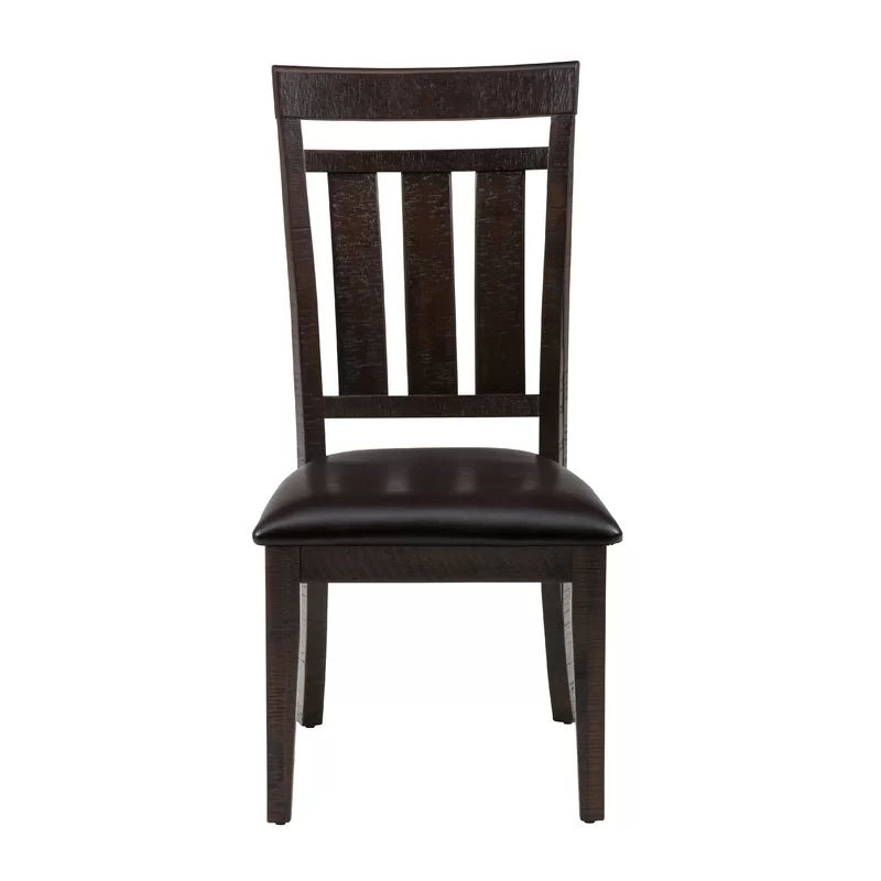 Demetrius Slat Back Side Chair Set of 2 thumbnail 5