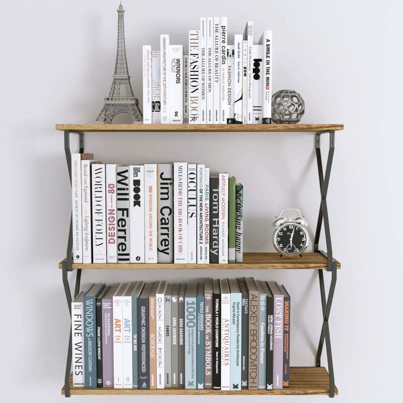 Wooden Wall Shelf For Living Room Decor thumbnail 2