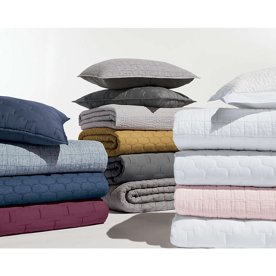 Fontaine Blue Cotton Quilt Full Queen thumbnail 3