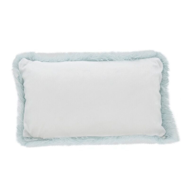 Whipton Mongolian Faux Fur Lumbar Pillow No Insert 20"x12" thumbnail 3
