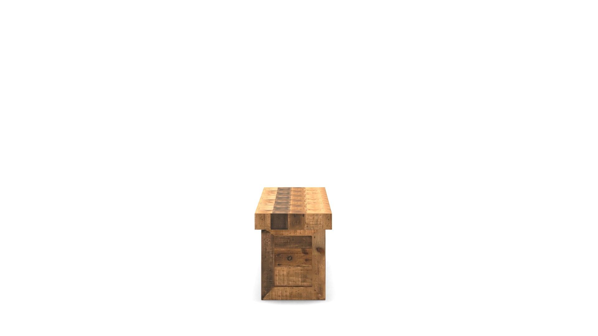 Frederickson Solid Wood Bench thumbnail 2