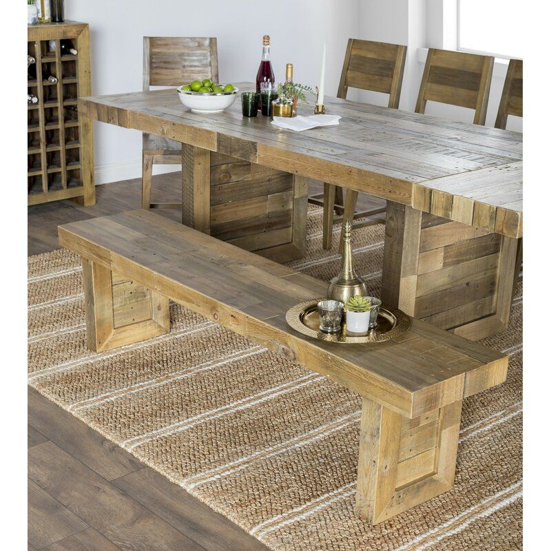 Frederickson Solid Wood Bench thumbnail 4