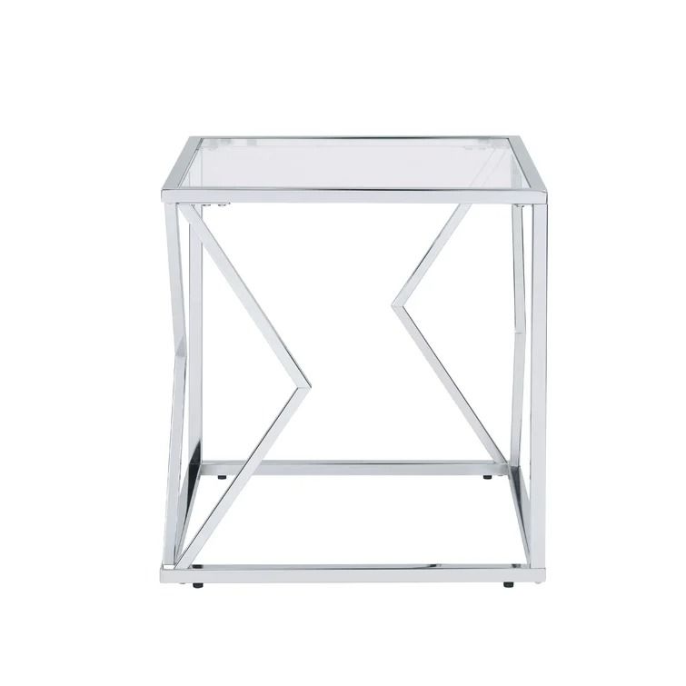 Aneli Glass Frame End Table thumbnail 3