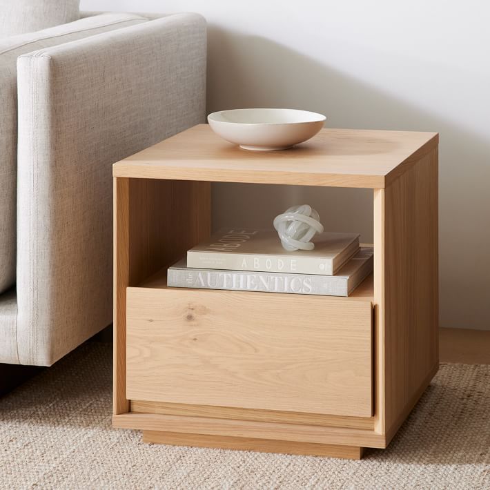 Norre Blonde Open Storage Side Table thumbnail 4