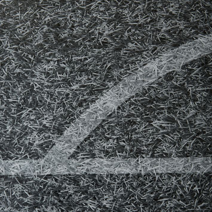 Soccer Field Peel And Stick Wallpaper Decal Gray thumbnail 2