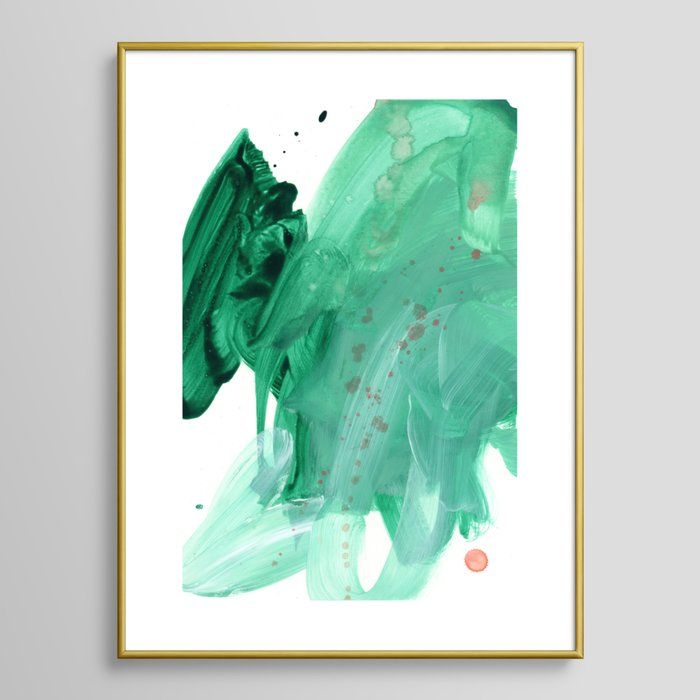 Brush Strokes 12 Framed Art Print With Frame 18"x24" thumbnail 2