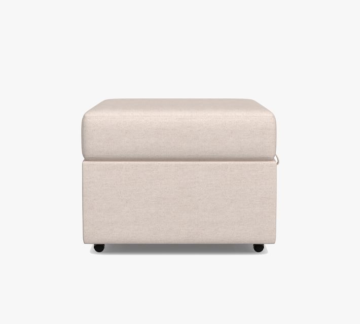 Big Sur Square Arm Upholstered Storage Ottoman with Pull Out Table thumbnail 9