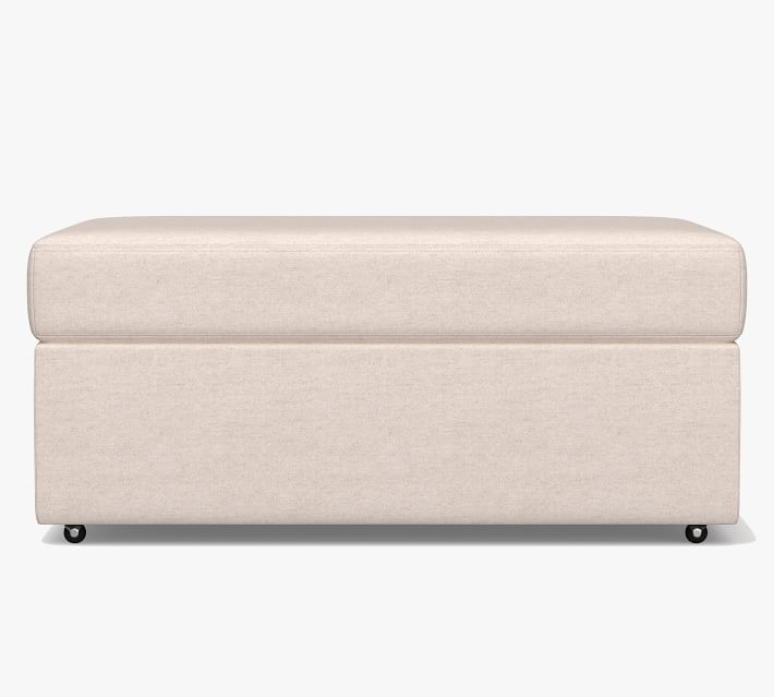 Big Sur Square Arm Upholstered Storage Ottoman with Pull Out Table thumbnail 10