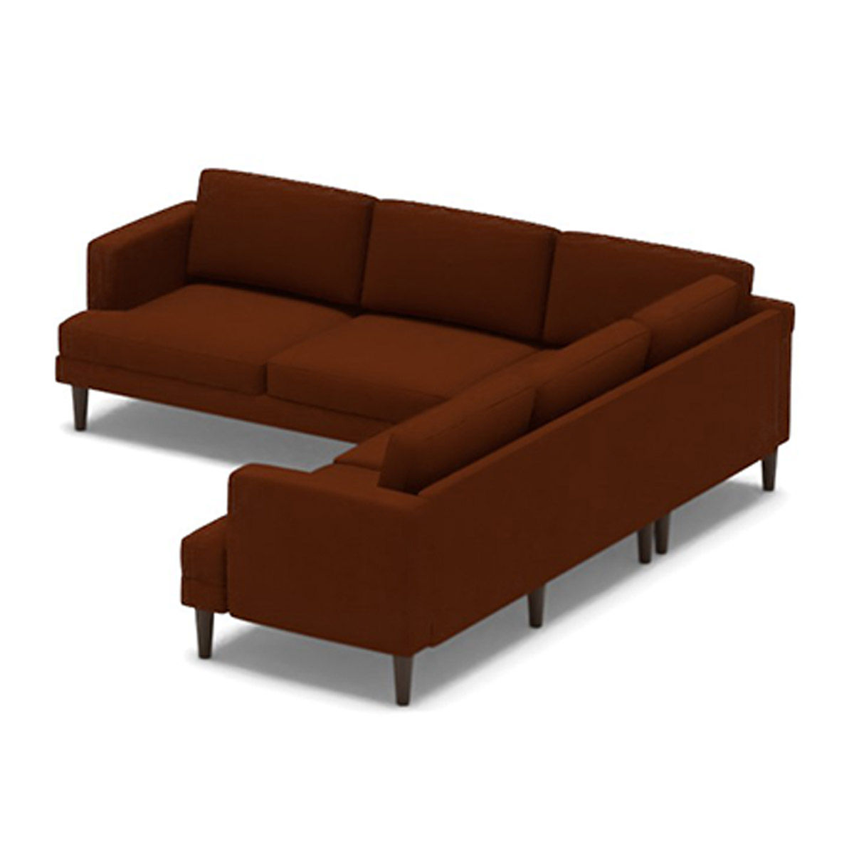 Kaytelynn Velvet Symmetrical Corner Sectional thumbnail 2