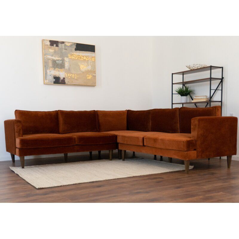 Kaytelynn Velvet Symmetrical Corner Sectional thumbnail 4