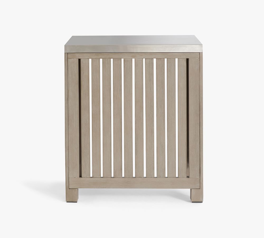 Abbott Outdoor Kitchen Acacia Convertable Refrigerator Cabinet thumbnail 2