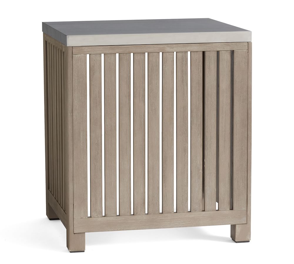 Abbott Outdoor Kitchen Acacia Convertable Refrigerator Cabinet thumbnail 3