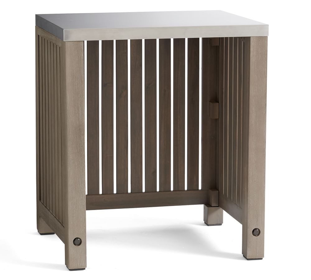 Abbott Outdoor Kitchen Acacia Convertable Refrigerator Cabinet thumbnail 4