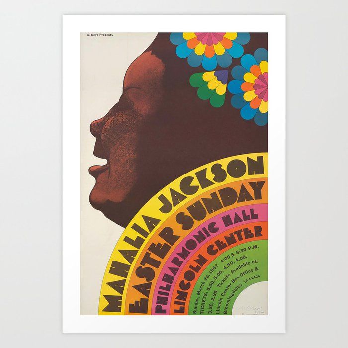 Mahalia Jackson American Modern Music Poster Art UnFrame-28"x40" thumbnail 2