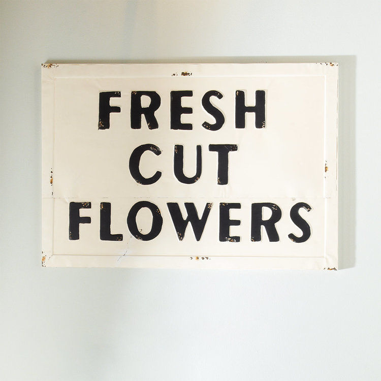 Fresh Flowers Metal Sign With Frame-28.5"x19.75" thumbnail 3