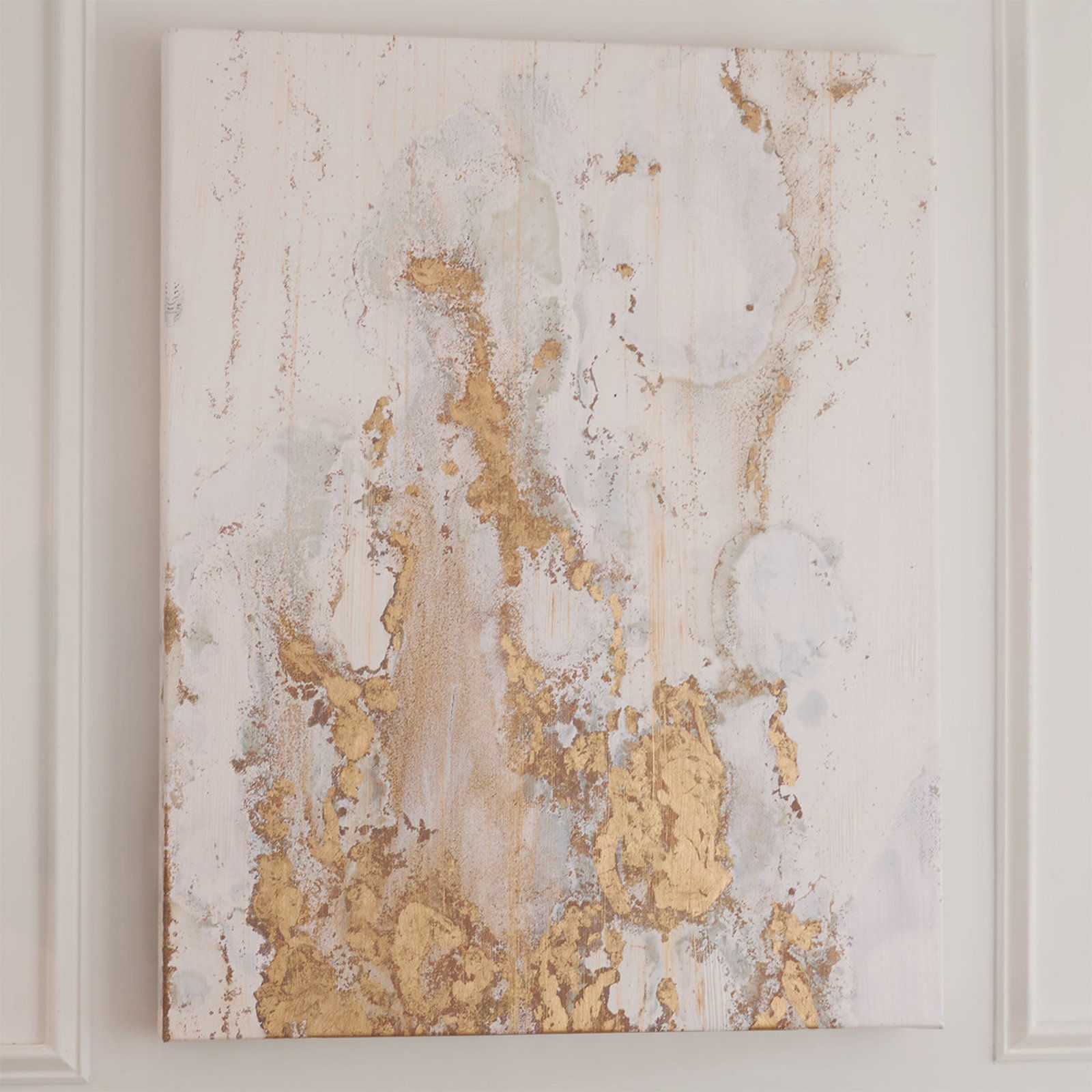 Gilded Mock Marble Wall Decor without Frame-35"x28" thumbnail 2