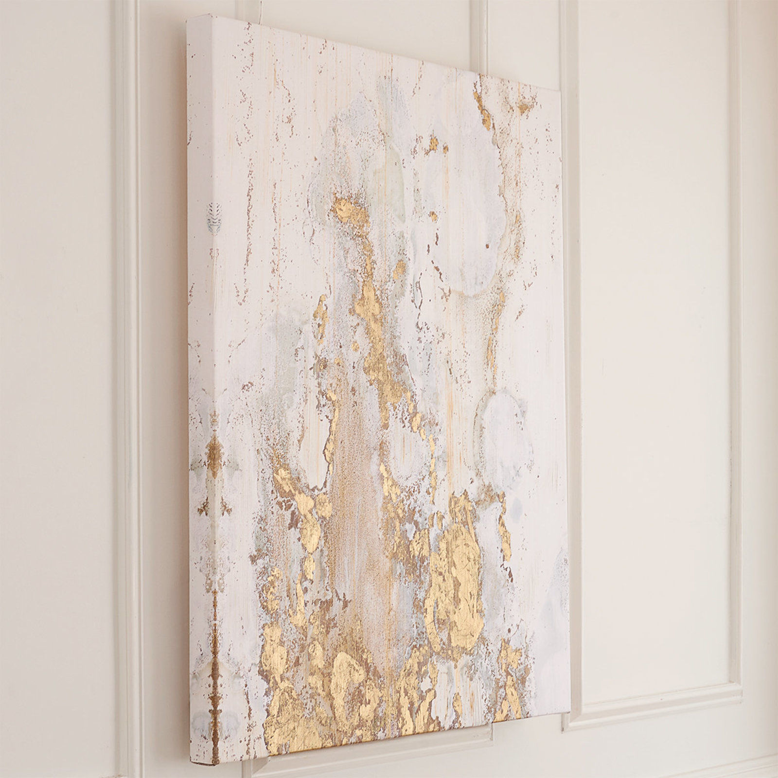 Gilded Mock Marble Wall Decor without Frame-35"x28" thumbnail 3